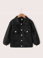 Collar Casual Regular Regular Fit Toddler Girl Coats 5021