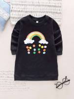  Black Long Toddler Girls Clothing 4097