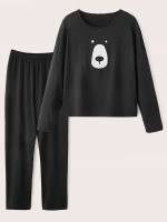  Long Sleeve Cute Women Sleep  Lounge 770