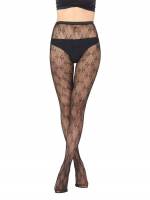  Graphic Black Women Socks  Hosiery 3857