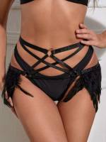  Criss Cross Black Underwear  Sleepwear 4184