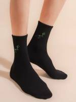 Black  Animal Men Socks 2692