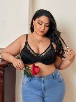  Black  Plus Size Bras  Bralettes 8059