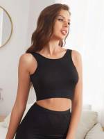  Black Plain Women Intimates 881