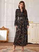 Tape Elegant Chain Print Arabian Wear 601