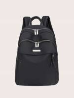 Black  Plain Bags 160