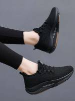  Sporty Black Women Casual Shoes 8769