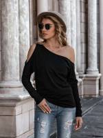 Plain Regular Fit Casual Regular Women T-Shirts 167