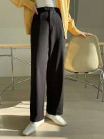  Long Regular Fit Women Suit Pants 8055