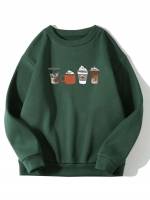 Cartoon Regular Regular Fit Round Neck Women Sweatshirts 551