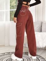 Loose Long Black Women Clothing 8242