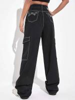 Button Fire Black Women Clothing 5362