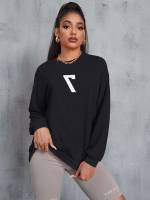  Casual Letter Women Sweatshirts 759