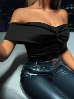  Black Off the Shoulder Women Clothing 4179