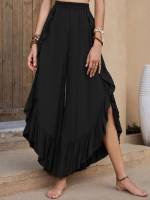  Asymmetrical Black Long Women Clothing 2286