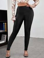 Cropped Plain Casual Women Bottoms 5573