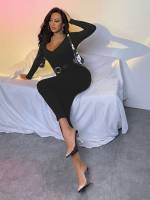 Long Sleeve Sexy Skinny Sweetheart Women Jumpsuits 355