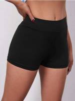  Casual Black Short Women Clothing 4616