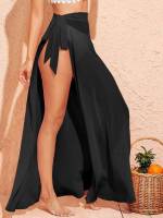 Plain  Women Beachwear 2651