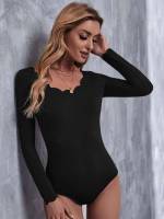 Elegant Skinny Long Sleeve Women Jumpsuits  Bodysuits 748