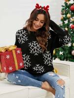 Regular Casual Long Sleeve Regular Fit Women Sweaters 7066