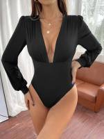 Long Sleeve Skinny Women Bodysuits 804