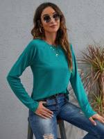 Regular Plain Women T-Shirts 35