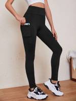  Plain Long Women Leggings 79