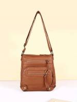  Black Plain Women Crossbody 1326