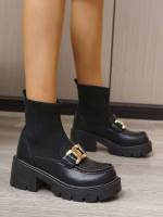  Black  Women Fashion Boots 6450