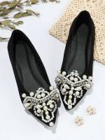 Black  Pearls Women Shoes 4747