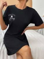  Black Casual Women Nightgowns  Sleepshirts 651