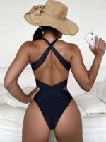 Black  Women Beachwear 6614