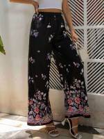  Long Floral Women Pants 608