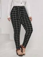 Black Regular Fit Knot Women Plus Clothing 27