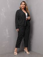  Casual Regular Fit Plus Size Suits 3524