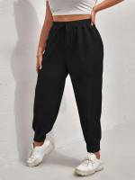   Regular Fit Plus Size Sweatpants 9561