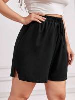  Regular Fit Casual Plus Size Shorts 4649