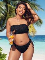  Bandeau Plus Size Swimwear 616