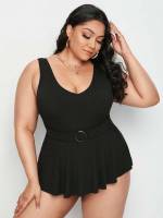  Black Plus Size Swimwear 221