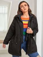 Hooded  Short Plus Size Winter Coats 6898