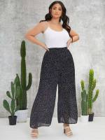 Pleated  Boho Plus Size Pants 138