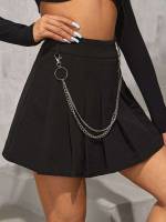 Black Chain  Women Clothing 6299