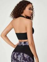  Halter Backless Women Activewear 4637