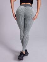  Cropped Black Women Sports Leggings 4848