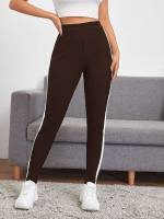   Side Stripe Women Sports Leggings 576