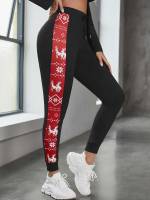 Black Christmas  Women Sports Pants 3706