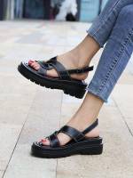  Black Plain Women Shoes 3349