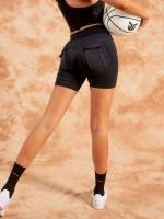   Plain Women Sports Shorts 5430