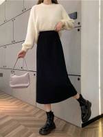   Women Sweater Skirts 3848